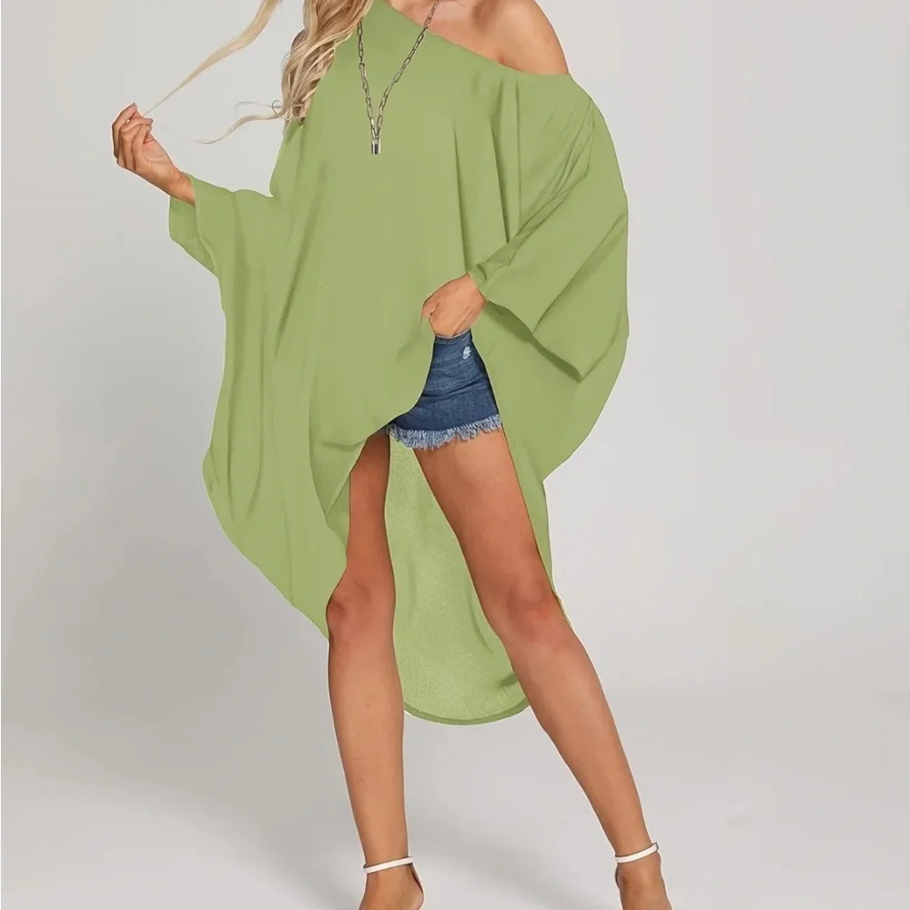 NEW One Shoulder Cover Up/Shirt - Picture 5 of 5